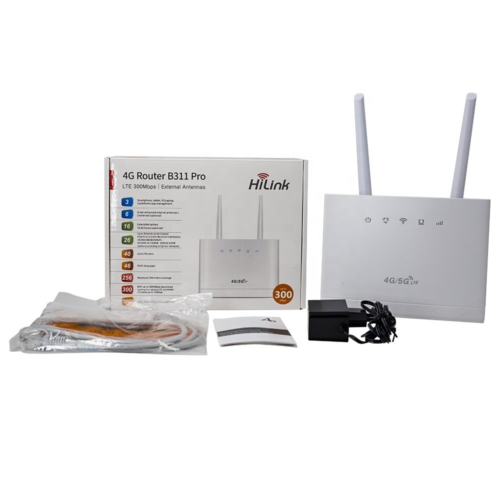 ALLINGE HMQ039 300mbps Wifi Wireless Router 3G 4G Lte CPE Wifi Router Modem With Sim Card Slot